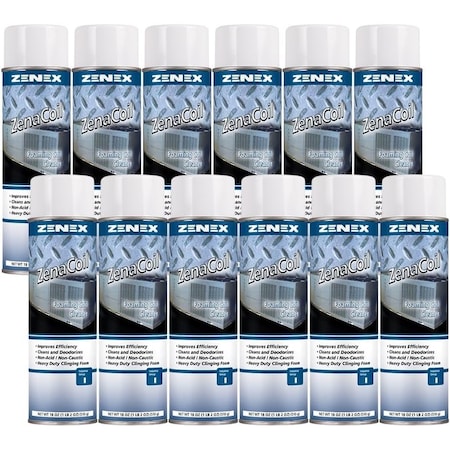 Zenex Zenacoil Foaming Coil Cleaner net 18 oz., 12PK 493555
